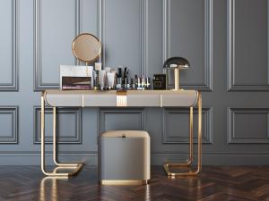 现代轻奢梳妆台凳子坐墩