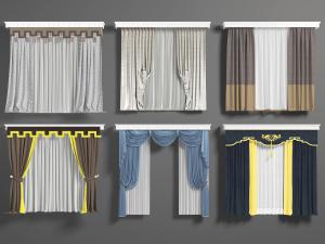 后现代窗帘纱帘