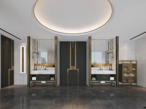 新中式公共卫生间洗手间