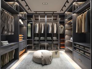 现代轻奢衣帽间