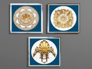 欧式方形墙饰挂件