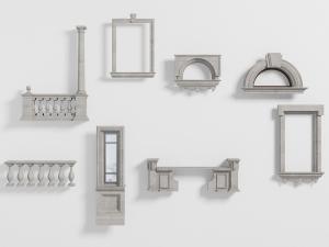 欧式水泥栏杆围栏建筑构件