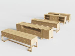 新中式实木电视柜