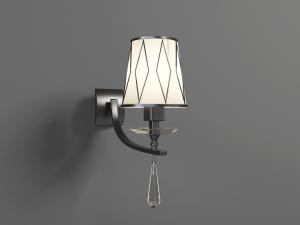 欧式黑色金属壁灯