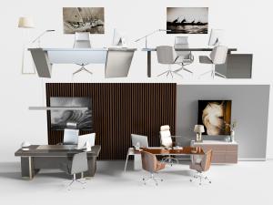 现代办公室老板桌老板台