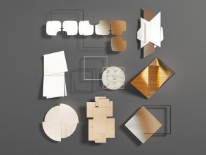 现代轻奢墙饰挂件