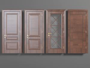 美式实木平开门