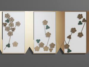 中式立体墙饰挂件