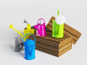 现代铁艺园艺浇水洒水壶