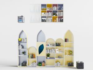 现代儿童装饰置物架