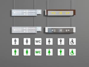 公共场所卫生间标识指路牌