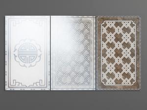 中式元素的地面拼花