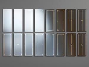 中式镶嵌金边花纹的柜门