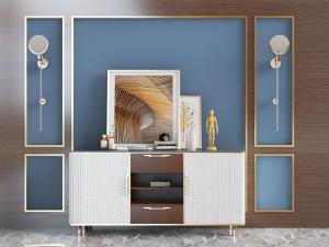 现代轻奢玄关柜边柜