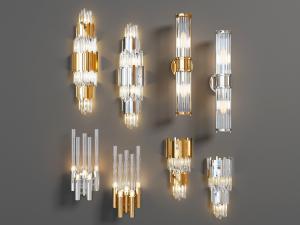 现代水晶壁灯