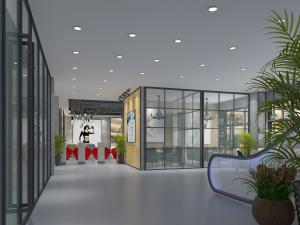 后现代健身房大厅