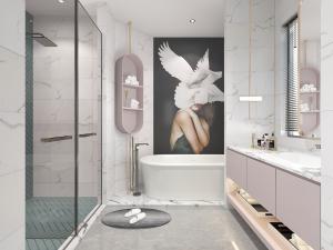 现代轻奢卫生间卫浴间