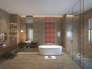 后现代卫生间卫浴间浴缸