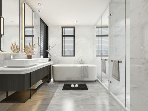 后现代卫生间卫浴间浴缸