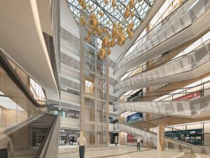 后现代商场大厅大堂