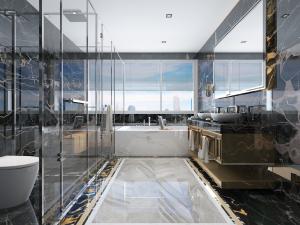 现代轻奢卫浴间卫生间淋浴房