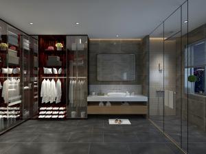 后现代卫生间卫浴间淋浴房