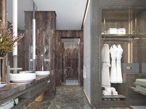 后现代卫生间卫浴间洗手间