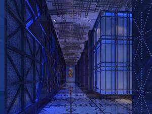 后现代KTV走廊过道