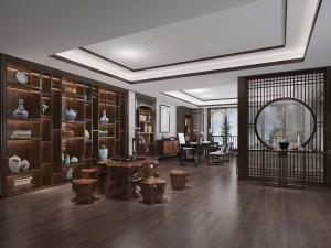 新中式书房茶室