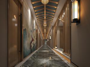 新中式酒店过道走廊