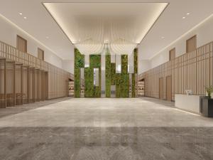 新中式大厅大堂接待前台