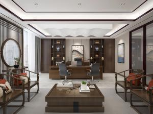 新中式董事长总经理办公室