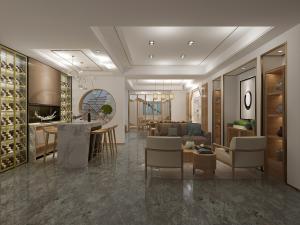 新中式客厅餐厅