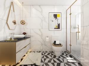 现代轻奢卫浴间卫生间