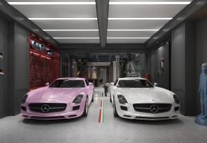 后现代汽车美容维修店