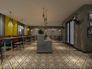 工业风自助餐馆饭店