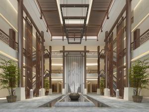 新中式售楼处大厅大堂