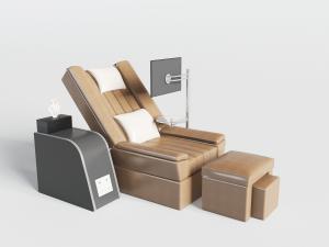 后现代单人沙发脚踏3d模型 后现代单人沙发脚踏