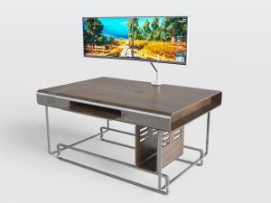 现代实木办公桌