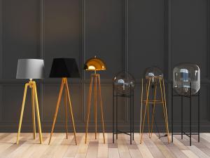 现代轻奢落地灯