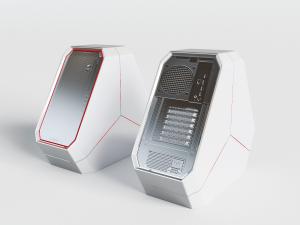 现代三角形音响3d模型 现代三角形音响