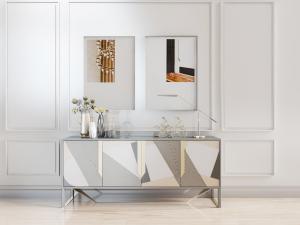 现代轻奢玄关边柜