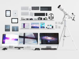 液晶显示屏键盘耳机望远镜手机数码