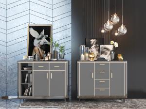 现代轻奢玄关边柜