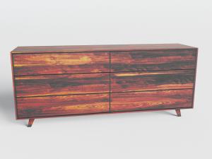 后现代实木电视柜