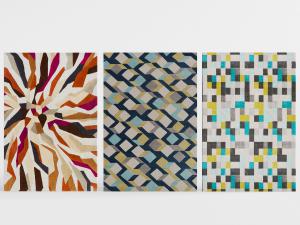 现代几何图案的地毯3d模型 现代几何图案的地毯