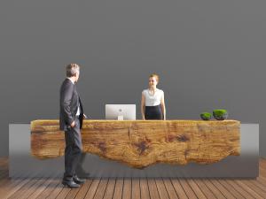 现代前台接待台