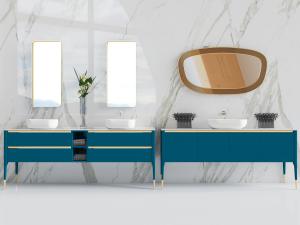 新中式双盆洗手台洗手池