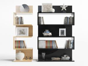 现代几何造型装饰置物柜架