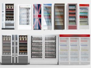 现代单双多扇门保鲜柜冰柜